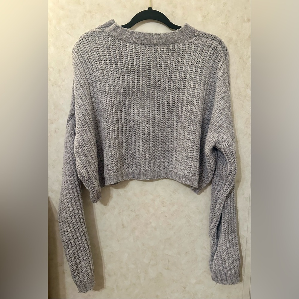 Charlotte Russe Light Gray Knit Sweater
